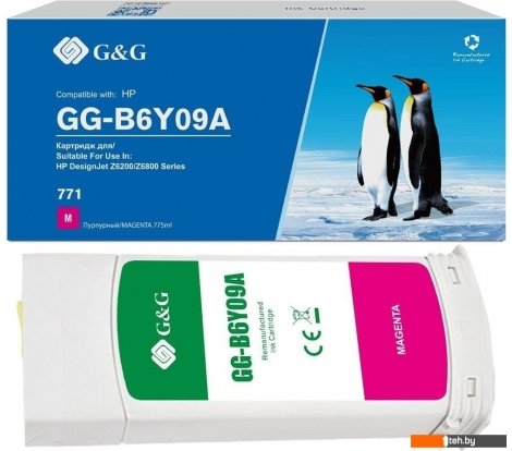  - Картриджи для принтеров и МФУ G&G GG-B6Y09A (аналог HP B6Y09A) - GG-B6Y09A (аналог HP B6Y09A)