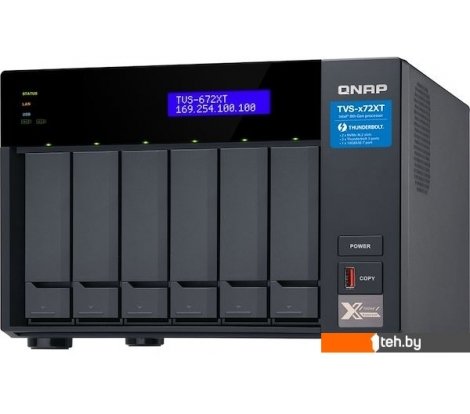  - Сетевые накопители (NAS) QNAP TVS-672XT-I3-8G - TVS-672XT-I3-8G