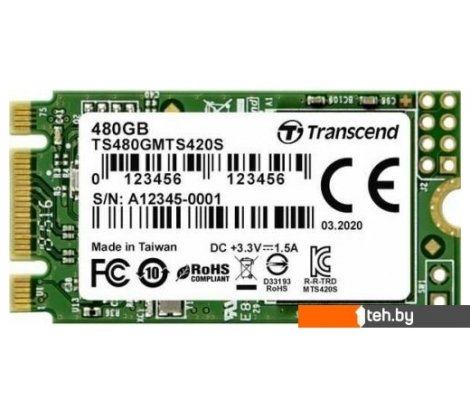  - SSD Transcend MTS420S 480GB TS480GMTS420S - MTS420S 480GB TS480GMTS420S