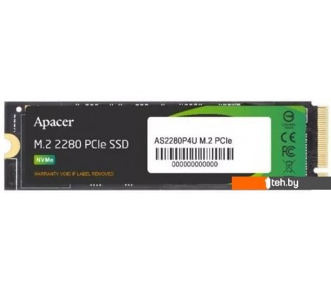  - SSD Apacer AS2280P4U 256GB AP256GAS2280P4U-1 - AS2280P4U 256GB AP256GAS2280P4U-1