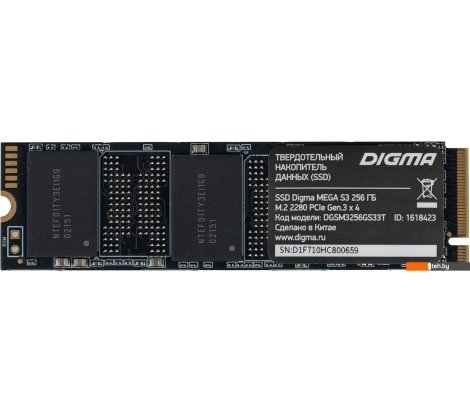  - SSD Digma Mega S3 256GB DGSM3256GS33T - Mega S3 256GB DGSM3256GS33T