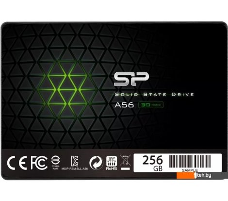  - SSD Silicon-Power Ace A56 256GB SP256GBSS3A56B25 - Ace A56 256GB SP256GBSS3A56B25