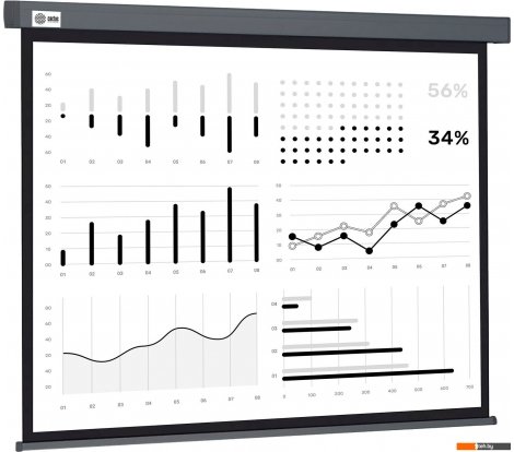  - Проекционные экраны CACTUS Wallscreen 180x180 CS-PSW-180X180-SG - Wallscreen 180x180 CS-PSW-180X180-SG