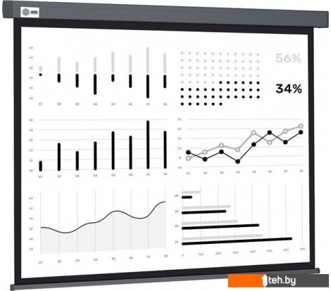  - Проекционные экраны CACTUS Wallscreen 180x180 CS-PSW-180X180-SG - Wallscreen 180x180 CS-PSW-180X180-SG