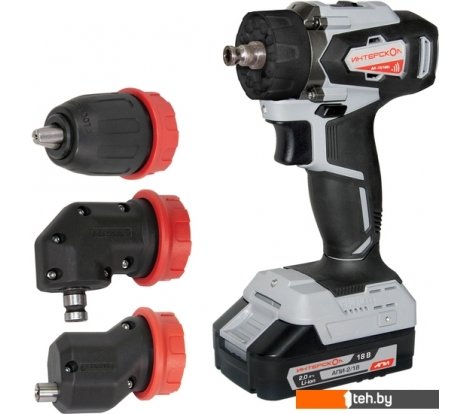  - Шуруповерты, гайковерты, электроотвертки Интерскол ДА-13/18ВК 45 Комби (с 2-мя АКБ, насадки, кейс) - ДА-13/18ВК 45 Комби (с 2-мя АКБ, насадки, кейс)