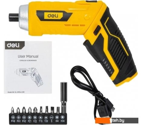  - Шуруповерты, гайковерты, электроотвертки Deli DL-DP04-E2B1 102990 - DL-DP04-E2B1 102990