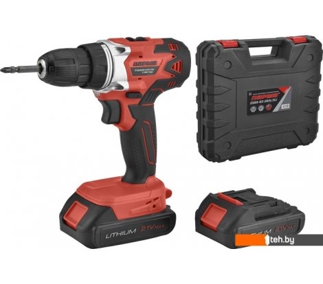  - Шуруповерты, гайковерты, электроотвертки Парма ДША-02-2021/2Li 02.021.00016 (с 2-мя АКБ, кейс) - ДША-02-2021/2Li 02.021.00016 (с 2-мя АКБ, кейс)