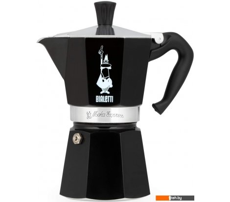  - Заварочные чайники, кофеварки, френч-прессы Bialetti Moka Express (6 порций, черный) - Moka Express (6 порций, черный)