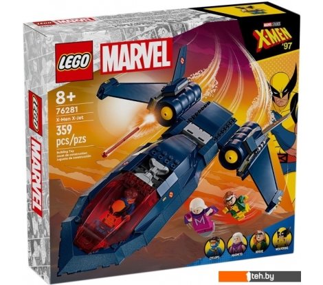  - Конструкторы LEGO Marvel Super Heroes 76281 Истребитель X-Jet Людей Икс - Marvel Super Heroes 76281 Истребитель X-Jet Людей Икс