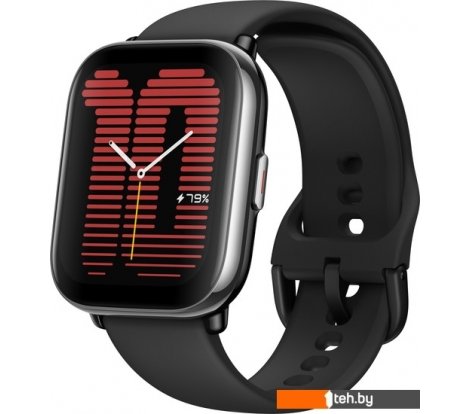 - Умные часы и браслеты Amazfit Active (полночный черный) - Active (полночный черный)