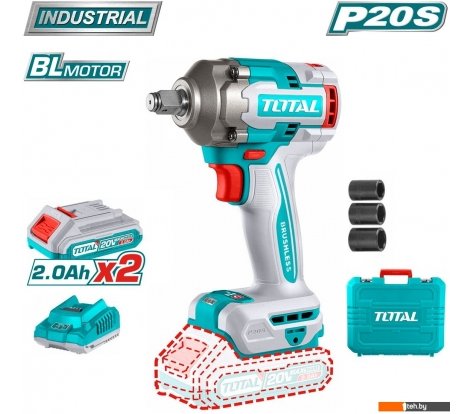  - Шуруповерты, гайковерты, электроотвертки Total TIWLI2040 (с 2-мя АКБ, кейс) - TIWLI2040 (с 2-мя АКБ, кейс)