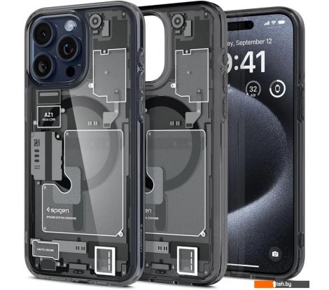  - Чехлы для телефонов Spigen Ultra Hybrid Zero One (MagFit) для iPhone 15 Pro ACS06721 (разноцветный) - Ultra Hybrid Zero One (MagFit) для iPhone 15 Pro ACS06721 (разноцветный)