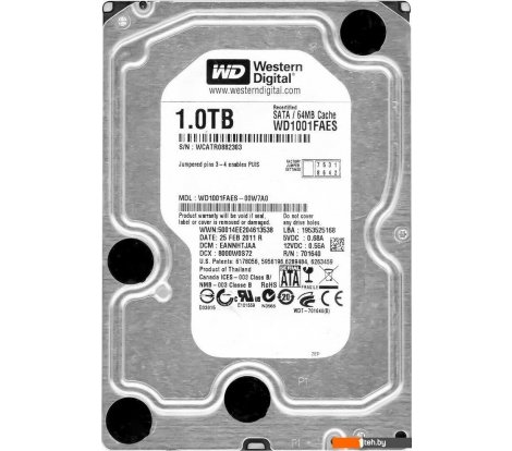  - Жесткие диски WD 1TB WD1001FAES - 1TB WD1001FAES