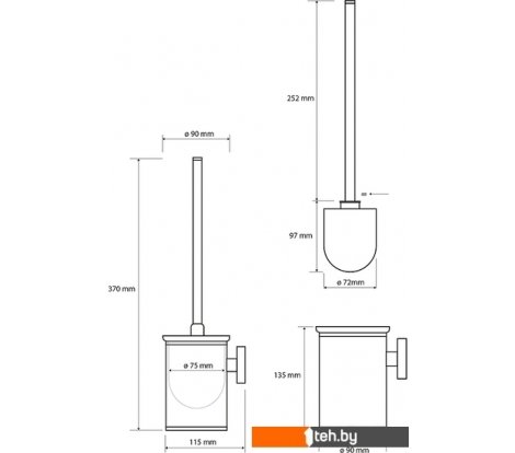  - Аксессуары для ванной и туалета Bemeta Neo 102313079 - Neo 102313079