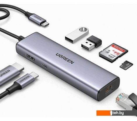  - USB-хабы и док-станции Ugreen CM512 90568 - CM512 90568