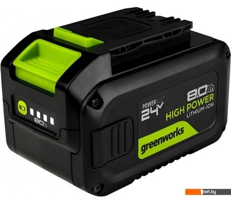 - Аккумуляторы и зарядные устройства для инструмента Greenworks G24HP8 (24В/8 Ач) - G24HP8 (24В/8 Ач)