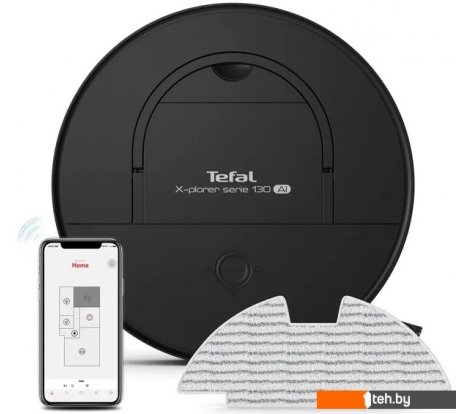 - Роботы-пылесосы Tefal X-Plorer Serie 130AI Animal & Allergy RG9075WH - X-Plorer Serie 130AI Animal & Allergy RG9075WH
