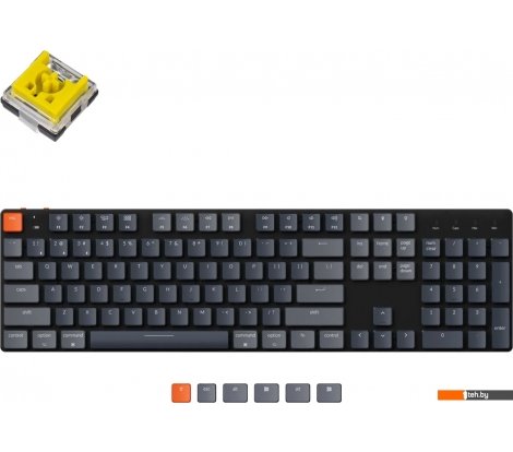  - Клавиатуры Keychron K5 SE RGB K5SE-E4-RU (Keychron Low Profile Optical Banana) - K5 SE RGB K5SE-E4-RU (Keychron Low Profile Optical Banana)