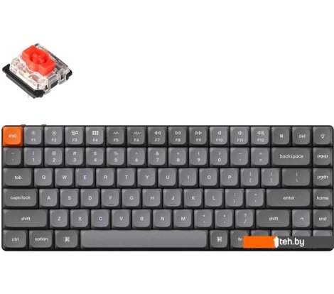  - Клавиатуры Keychron K3 Max RGB K3M-H1-RU (Gateron Low Profile Red) - K3 Max RGB K3M-H1-RU (Gateron Low Profile Red)