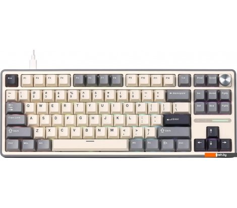  - Клавиатуры Royal Kludge R87 Pro RGB Half Grey (RK Cream) - R87 Pro RGB Half Grey (RK Cream)
