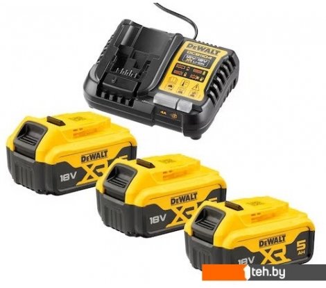  - Аккумуляторы и зарядные устройства для инструмента DeWalt DCB1104P3 (18В/3x5 Ач + 12-18В) - DCB1104P3 (18В/3x5 Ач + 12-18В)