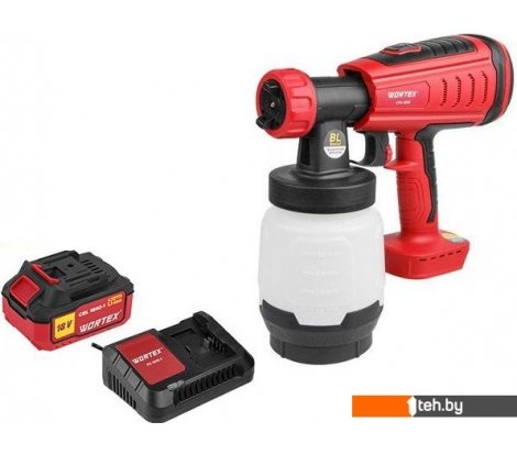  - Электрические краскораспылители Wortex CPS 1808 1333406 (с 1-им АКБ) - CPS 1808 1333406 (с 1-им АКБ)
