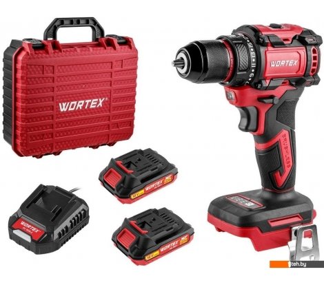 - Шуруповерты, гайковерты, электроотвертки Wortex BD 2025 DLi 1329837 (с 2-мя АКБ, кейс) - BD 2025 DLi 1329837 (с 2-мя АКБ, кейс)
