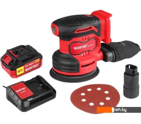  - Шлифмашины Wortex COS 1218-1 E ALL1 1333436 (с 1-им АКБ) - COS 1218-1 E ALL1 1333436 (с 1-им АКБ)