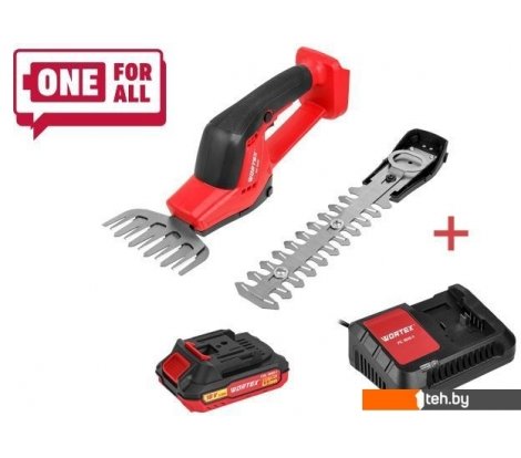  - Кусторезы и садовые ножницы Wortex SG 1820 1333483 (с 1-им АКБ) - SG 1820 1333483 (с 1-им АКБ)