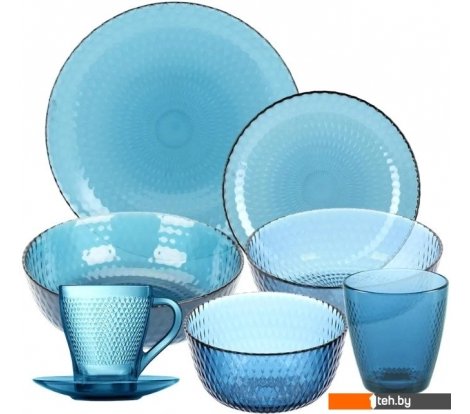  - Тарелки, салатники, блюда и наборы Luminarc Идиллия Лондон Топаз O0326 (43пр) - Идиллия Лондон Топаз O0326 (43пр)