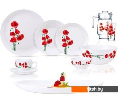  - Тарелки, салатники, блюда и наборы Luminarc Diwali Hypnosis P6103 (46пр) - Diwali Hypnosis P6103 (46пр)