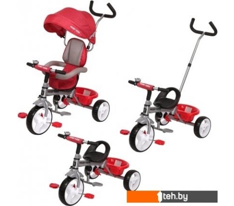  - Детские велосипеды Moby Kids Blitz 10x8 EVA (красный) - Blitz 10x8 EVA (красный)