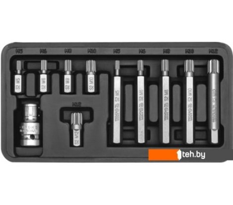  - Биты, головки, насадки, держатели Yato YT-0415 (11 предметов) - YT-0415 (11 предметов)