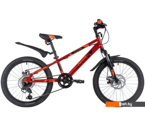  - Детские велосипеды Novatrack Extrime 6.D 2021 20SH6D.EXTREME.RD21 (красный) - Extrime 6.D 2021 20SH6D.EXTREME.RD21 (красный)