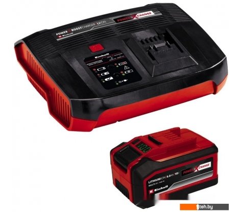  - Аккумуляторы и зарядные устройства для инструмента Einhell 18V 4-6Ah Boost 4512143 (18В/4-6 Ач + 18В) - 18V 4-6Ah Boost 4512143 (18В/4-6 Ач + 18В)