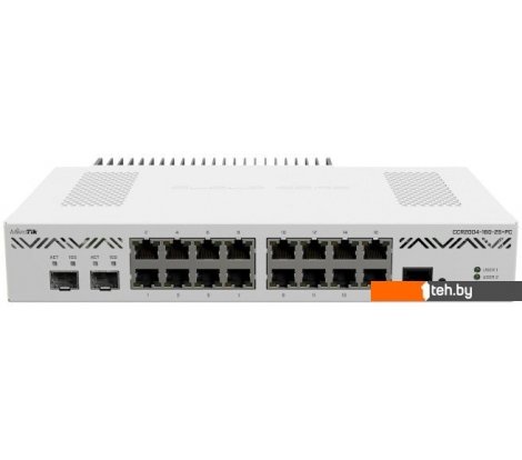 - DSL-модемы и маршрутизаторы Mikrotik CCR2004-16G-2S+PC - CCR2004-16G-2S+PC