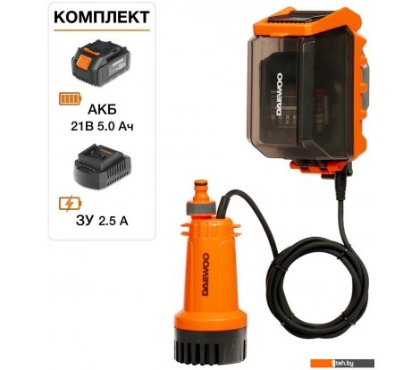  - Насосы Daewoo Power DHP 2021Li Set (с 1-им АКБ) - DHP 2021Li Set (с 1-им АКБ)