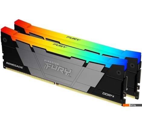  - Оперативная память Kingston FURY Renegade RGB 2x8ГБ DDR4 3200МГц KF432C16RB2AK2/16 - FURY Renegade RGB 2x8ГБ DDR4 3200МГц KF432C16RB2AK2/16