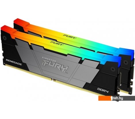  - Оперативная память Kingston FURY Renegade RGB 2x8ГБ DDR4 3600МГц KF436C16RB2AK2/16 - FURY Renegade RGB 2x8ГБ DDR4 3600МГц KF436C16RB2AK2/16