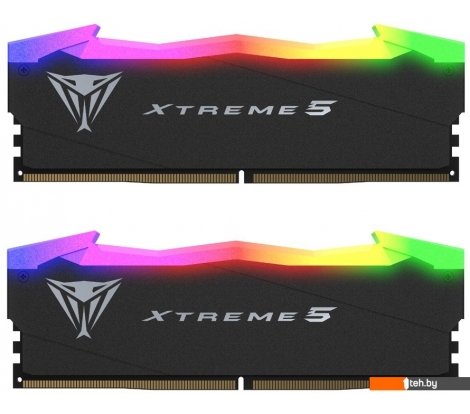  - Оперативная память Patriot Viper Xtreme 5 RGB 2x24ГБ DDR5 7600 МГц PVXR548G76C36K - Viper Xtreme 5 RGB 2x24ГБ DDR5 7600 МГц PVXR548G76C36K