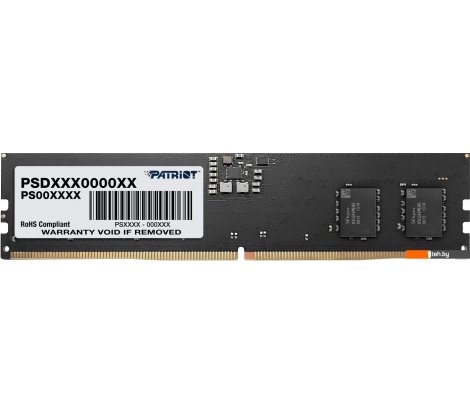  - Оперативная память Patriot Signature Line 8ГБ DDR5 5600 МГц PSD58G560041 - Signature Line 8ГБ DDR5 5600 МГц PSD58G560041