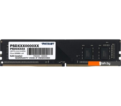  - Оперативная память Patriot Signature Line 8ГБ DDR4 3200 МГц PSD48G32002 - Signature Line 8ГБ DDR4 3200 МГц PSD48G32002
