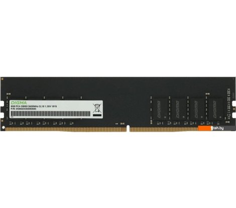  - Оперативная память Digma 8ГБ DDR4 3600 МГц DGMAD43600008S - 8ГБ DDR4 3600 МГц DGMAD43600008S