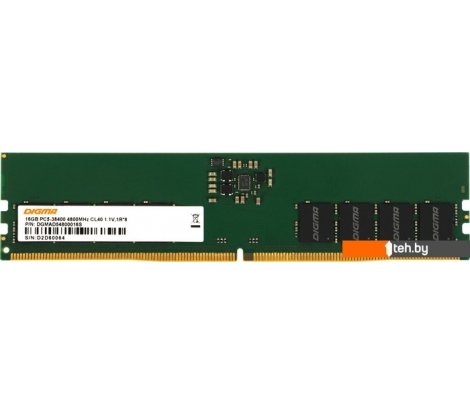  - Оперативная память Digma 16ГБ DDR5 4800 МГц DGMAD54800016S - 16ГБ DDR5 4800 МГц DGMAD54800016S