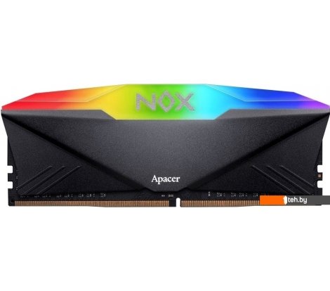  - Оперативная память Apacer NOX RGB 2x8ГБ DDR4 3600МГц AH4U16G36C25YNBAA-2 - NOX RGB 2x8ГБ DDR4 3600МГц AH4U16G36C25YNBAA-2