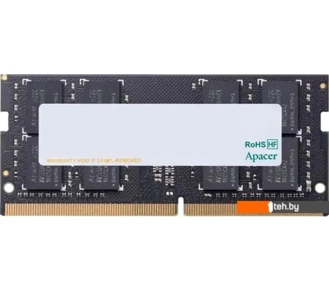  - Оперативная память Apacer AS32GGB26CRBBGH 32ГБ DDR4 SODIMM 2666 МГц ES.32G2V.PRI - AS32GGB26CRBBGH 32ГБ DDR4 SODIMM 2666 МГц ES.32G2V.PRI