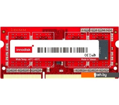  - Оперативная память Innodisk 4ГБ DDR3 SODIMM 1600 МГц M3S0-4GMJDLPC - 4ГБ DDR3 SODIMM 1600 МГц M3S0-4GMJDLPC