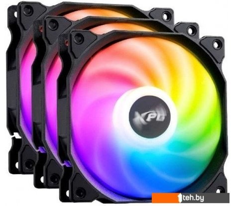  - Системы охлаждения ADATA XPG Vento 120x3 ARGB PWM (черный) - XPG Vento 120x3 ARGB PWM (черный)