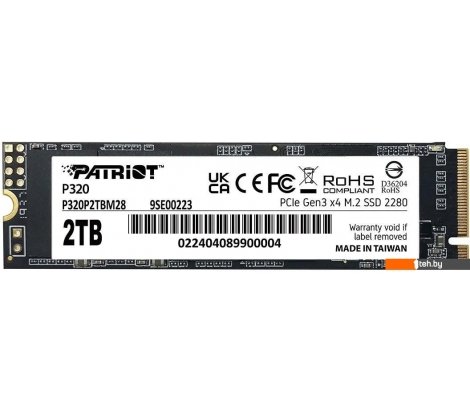  - SSD Patriot P320 2TB P320P2TBM28 - P320 2TB P320P2TBM28