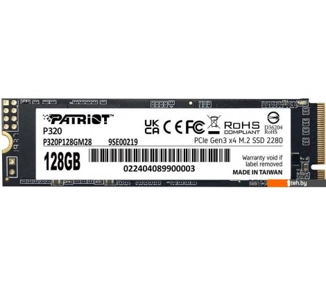 - SSD Patriot P320 128GB P320P128GM28 - P320 128GB P320P128GM28